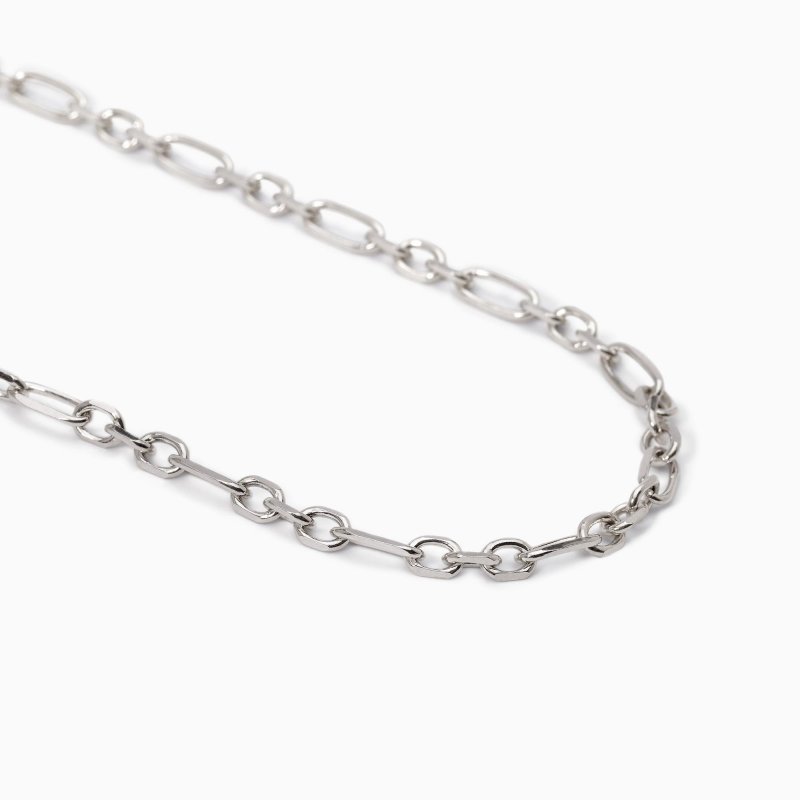 Mabina - Collana Catena Alternata - Argento 925 - 50 Cm