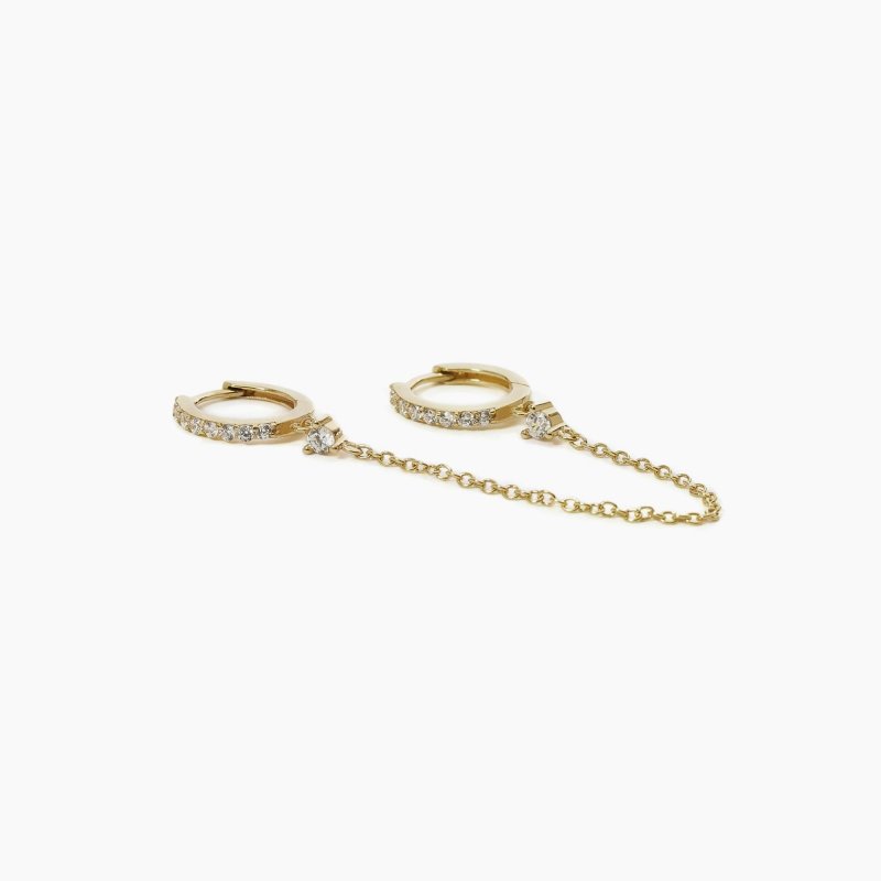Mabina - Orecchino Passo A Due - Argento 925 - Zirconi