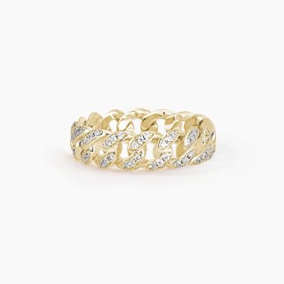 Mabina - Anello Groumette - Argento 925 - Zirconi