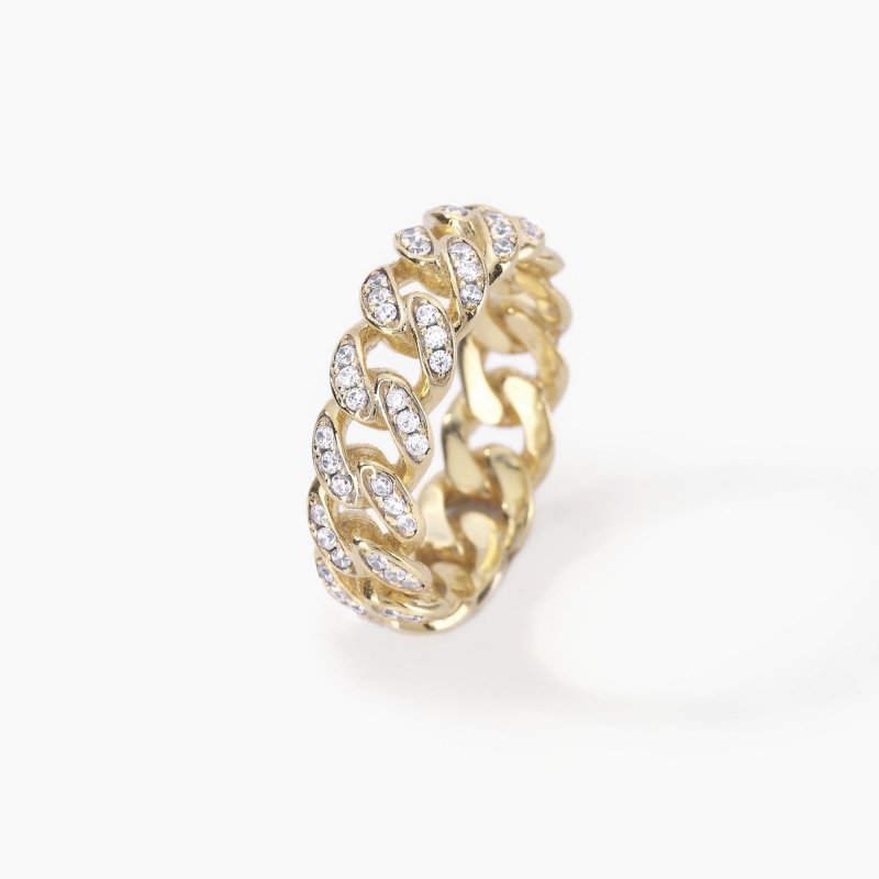 Mabina - Anello Groumette - Argento 925 - Zirconi