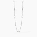 Mabina - Girocollo Con Perle Coltivate - Argento 925 - Zirconi