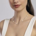 Mabina - Girocollo Con Perle Coltivate - Argento 925 - Zirconi