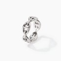 Mabina - Anello A Maglie Traversino - Argento Brunito