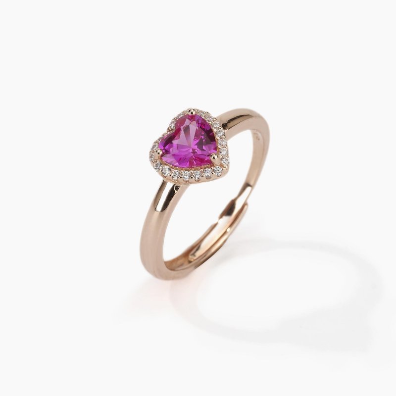 Mabina - Anello Rosato Con Tormalina - Love Affair
