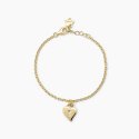 Mabina - Bracciale Con Lucchetto Cuore Segreto - Argento 925 - Oro 18K