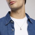 Mabina - Collana In Argento Con Rosa Dei Venti - Uomo - Argento 925