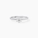 Mabina - Anello Solitaire - Argento - Zircone