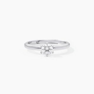 Mabina - Anello Solitaire - Argento - Zircone