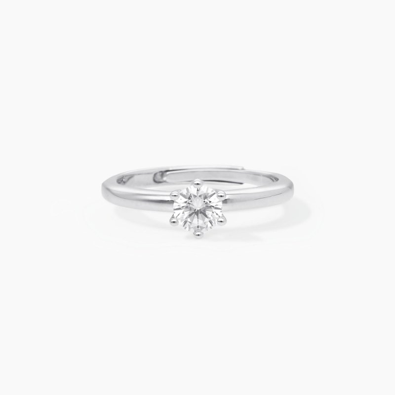 Mabina - Anello Solitaire - Argento - Zircone