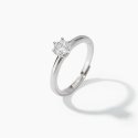 Mabina - Anello Solitaire - Argento - Zircone