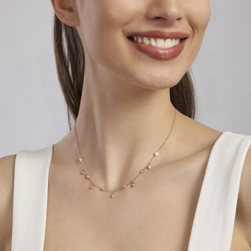 Mabina - Girocollo Spotlight - Argento 925 - Zirconi