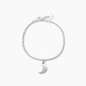 Mabina - Bracciale Argento Con Luna - Misura Regolabile