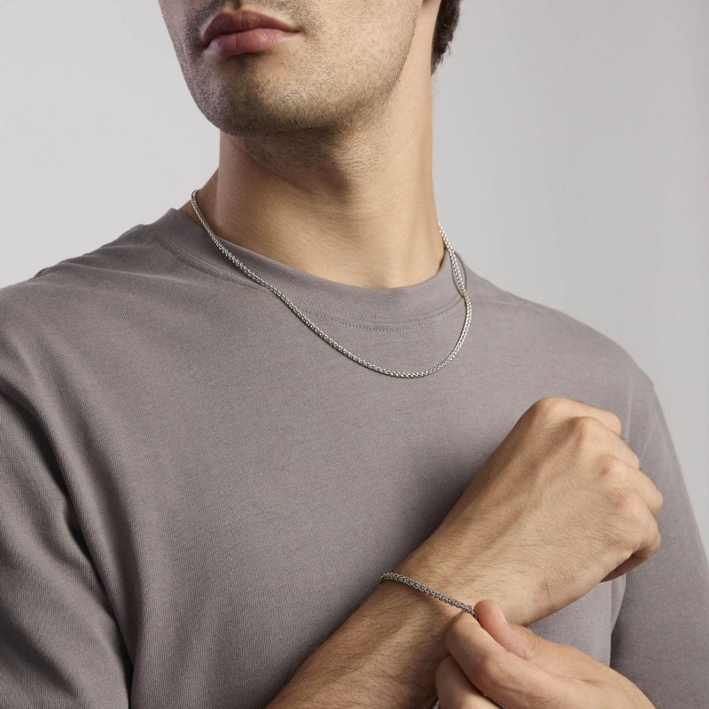 Mabina - Collana In Argento - Catena Spiga - Every Day