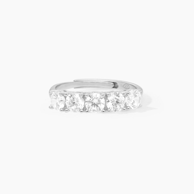Mabina - Anello Veretta - Argento - Zirconi