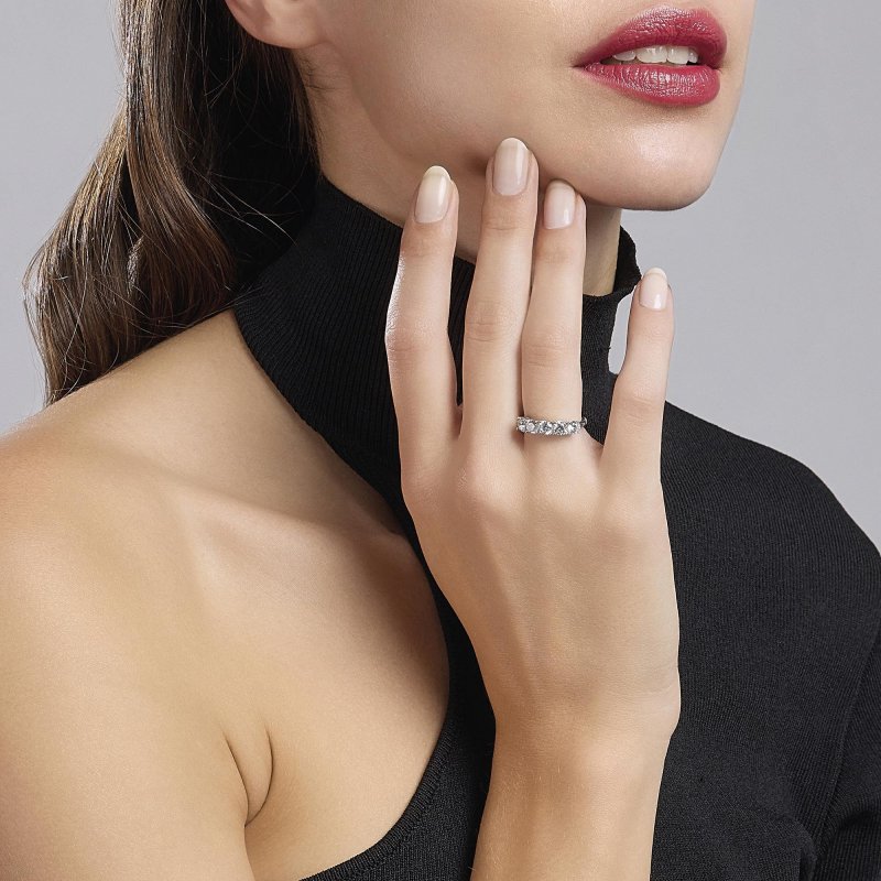 Mabina - Anello Veretta - Argento - Zirconi