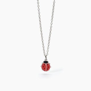 Mabina - Girocollo In Argento Con Coccinella Fortunella - Argento - Coccinella