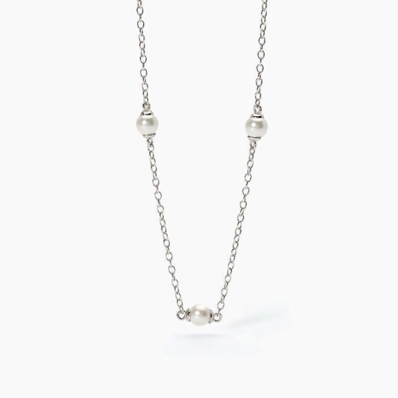Mabina - Girocollo In Argento Con Perle - Dream Stone