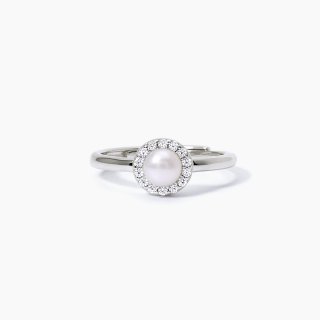 Mabina - Anello Con Perla Milanesienne - Argento - Perla