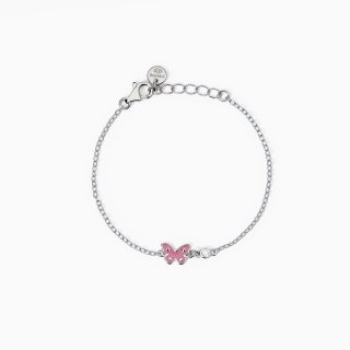 Mabina - Bracciale Da Bambina Con Farfalla - Argento - Zircone