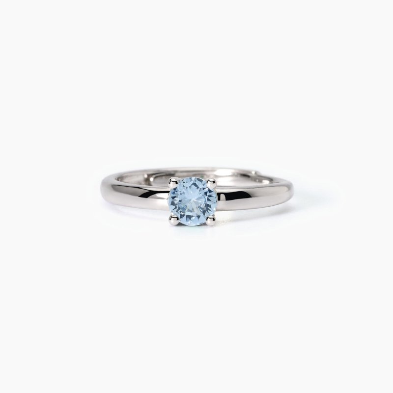 Mabina - Anello Donna Isabel - Argento - Acquamarina Sintetica
