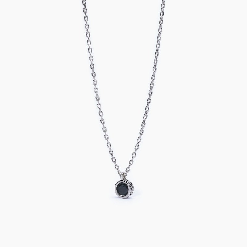 Mabina - Collana In Argento Con Ciondolo Bright - Argento - Zirconi