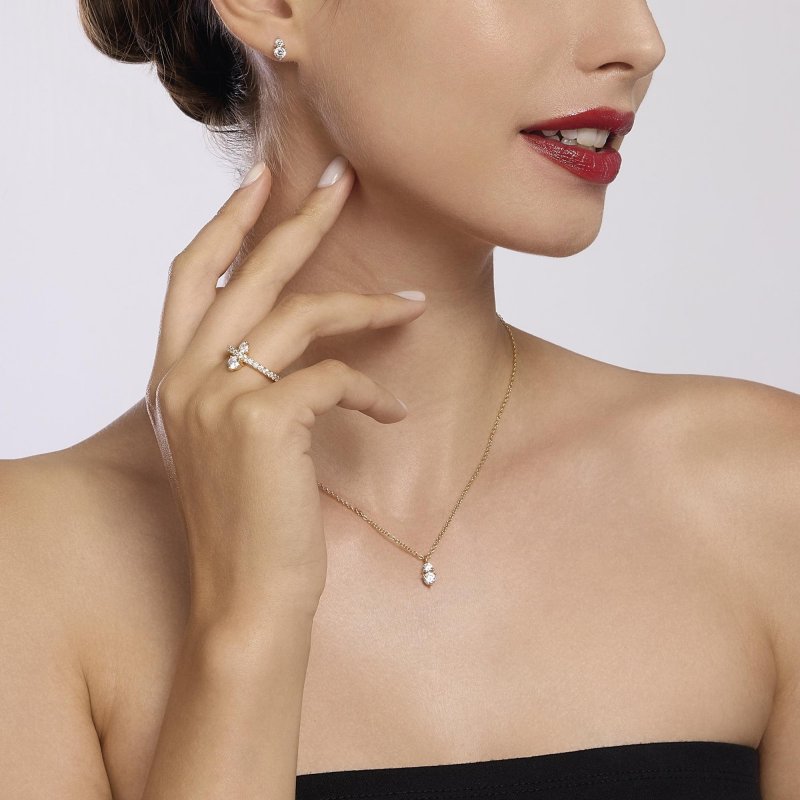 Mabina - Anello Veretta Royal - Argento 925 - Zirconi