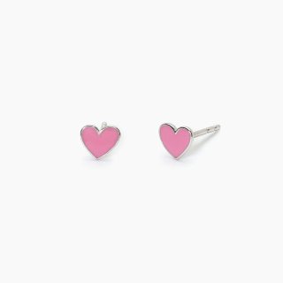 Mabina - Orecchini In Argento - Cuoricino - Mon Amour