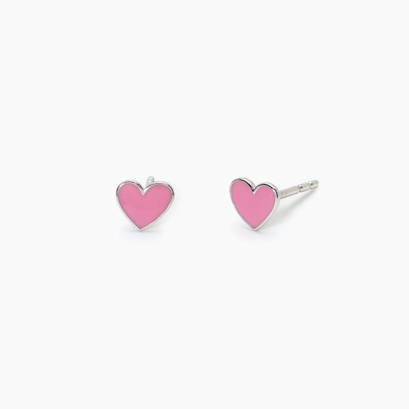 Mabina - Orecchini In Argento - Cuoricino - Mon Amour
