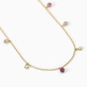 Mabina - Collana Con Tormalina Viva La Vida - Argento - Oro 18K