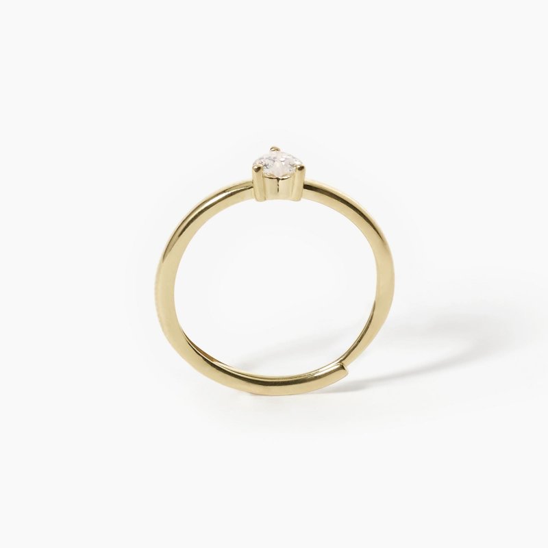 Mabina - Anello Chiacchiere D'Amore - Solitario - Argento