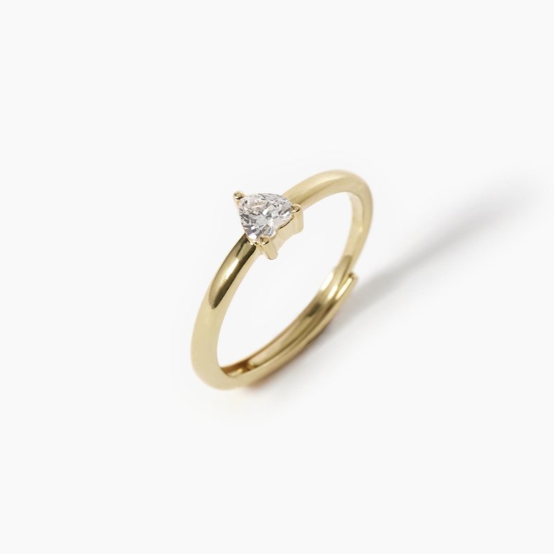 Mabina - Anello Chiacchiere D'Amore - Solitario - Argento