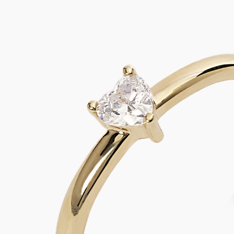 Mabina - Anello Chiacchiere D'Amore - Solitario - Argento