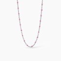 Mabina - Girocollo In Argento - Inserti Smaltati Rosa