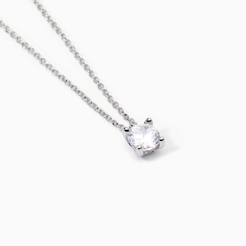 Mabina - Girocollo In Argento - Catena Forzatina - Punto Luce