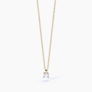 Mabina - Girocollo Con Punto Luce Shiny - Argento - Zirconi