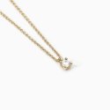 Mabina - Girocollo Con Punto Luce Shiny - Argento - Zirconi