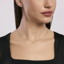 Mabina - Girocollo Con Punto Luce Shiny - Argento - Zirconi
