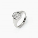 Mabina - Anello Chevalier Con Zirconi - Argento - Zirconi