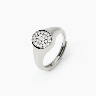 Mabina - Anello Chevalier Con Zirconi - Argento - Zirconi