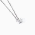 Mabina - Girocollo In Argento - Zirconi Bianchi - Secret Garden