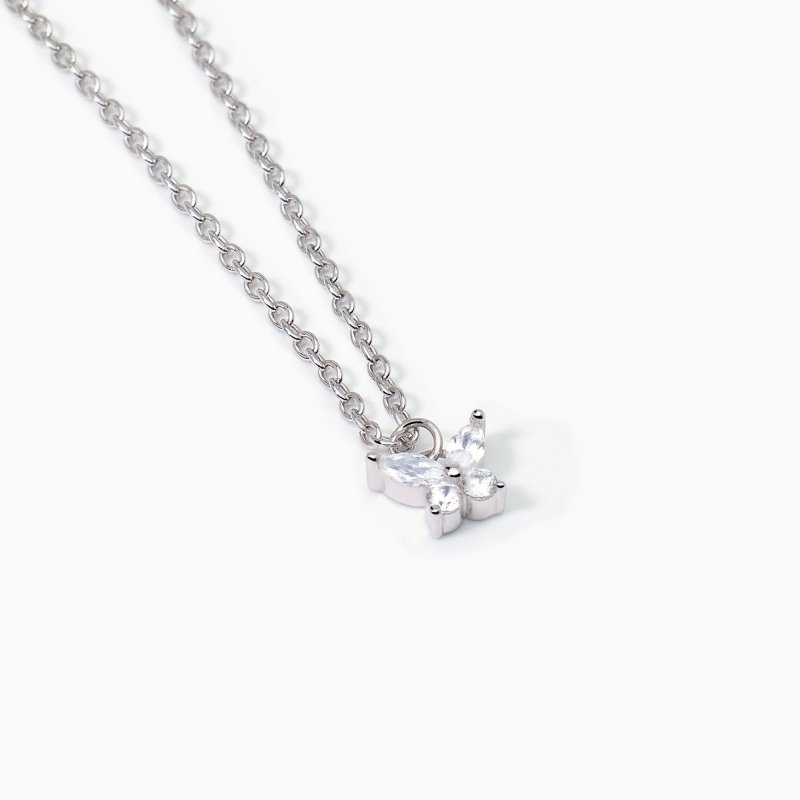 Mabina - Girocollo In Argento - Zirconi Bianchi - Secret Garden