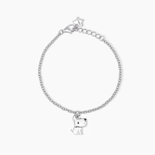 Mabina - Bracciale In Argento - Cagnolino Pendente - Bambina