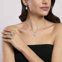 Mabina - Anello In Argento Con Pietra Turchese - Diva
