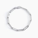 Mabina - Bracciale Boss - Maglie Ovali - Argento