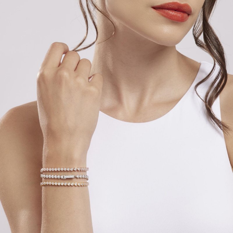 Mabina - Bracciale Tennis Pensiero Stupendo - Argento - Zirconi
