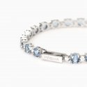 Mabina - Bracciale Con Acquamarina Sintetica - Argento - Zirconi