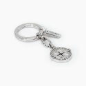 Mabina - Portachiavi Con Ciondolo Rosa Dei Venti - Argento - Zircone