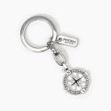 Mabina - Portachiavi Con Ciondolo Rosa Dei Venti - Argento - Zircone