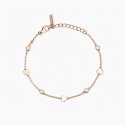 Mabina - Bracciale Con Cuori E Zirconi Sky Love - Argento 925 - Oro Rosa