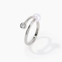 Mabina - Anello Giselle - Argento 925 - Perla Coltivata